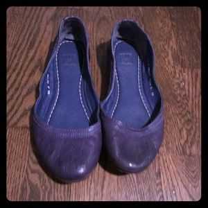 Purple Frye leather ballet flats